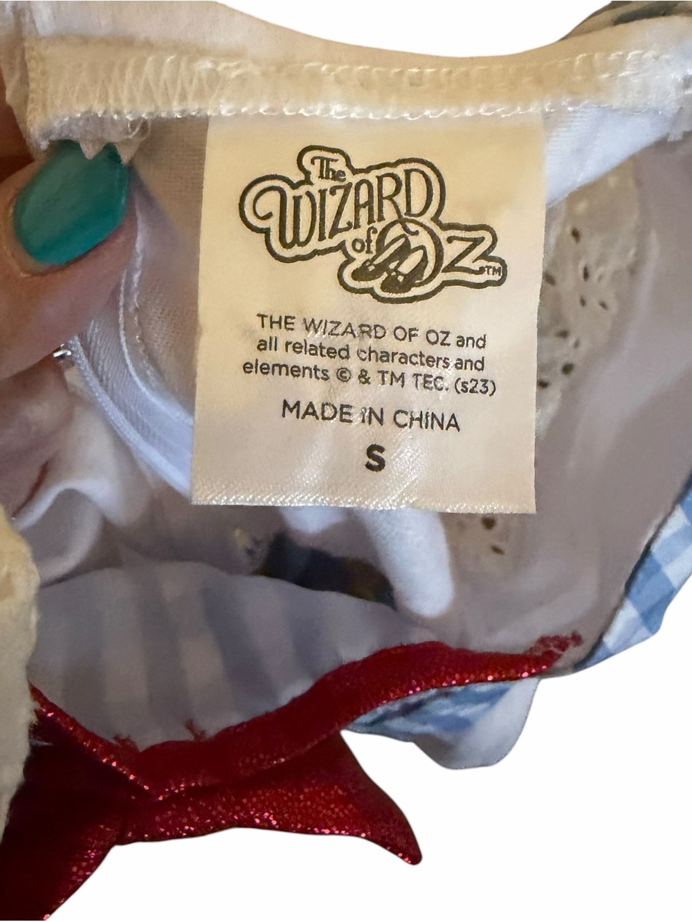 Wizard of Oz Dorothy Childs Dress Costume DRESS ONLY - Picture 5 of 5